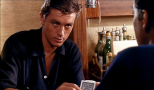 Alain Delon as Ripley in Purple Noon.