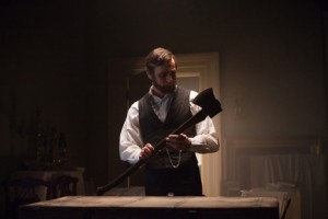 ALVH-080 - Abraham Lincoln (Benjamin Walker) examines his vampire-hunting weapon of choice, a specially crafted axe.