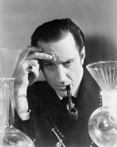 Basil Rathbone as Sherlock Holmes