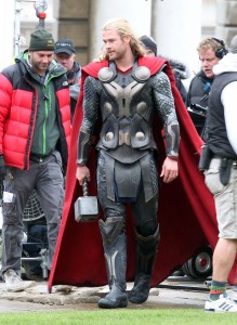 Chris Hemsworth Wields His Hammer In "Thor 2"