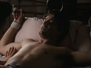 zach galligan shirtless all tied up