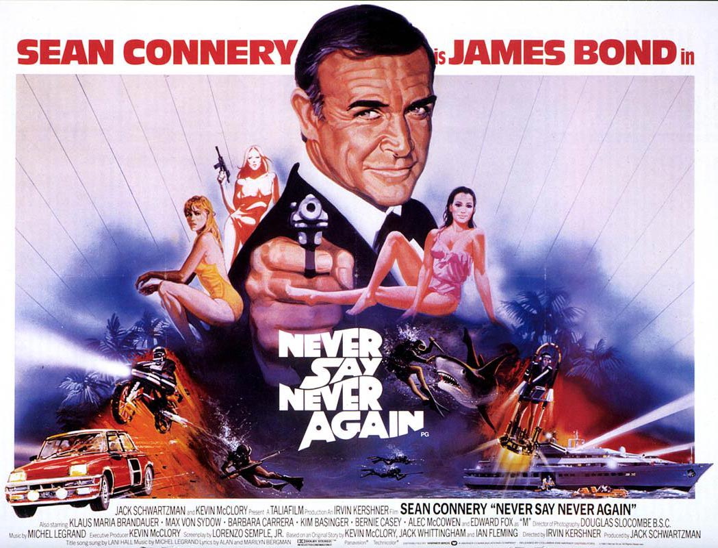 Never Say Never Again *** (1983, Sean Connery, Kim Basinger, Klaus