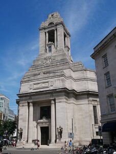 Freemasons' Hall in London is the headquarters of the United Grand Lodge of England and the Supreme Grand Chapter of Royal Arch Masons of England, in Great Queen Street between Holborn and Covent Garden.