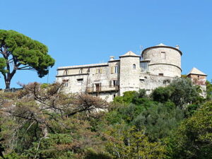 The 15th-century Castello Brown in Portofino, where Elizabeth von Arnim wrote her novel.