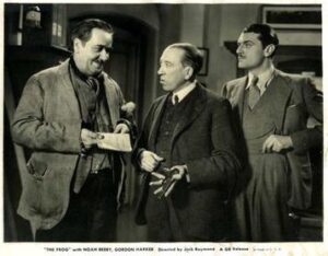 Noah Beery Sr, Gordon Harker and Jack Hawkins in The Frog (1939).