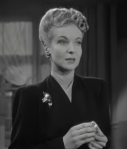 Hillary Brooke in The Woman in Green (1945).