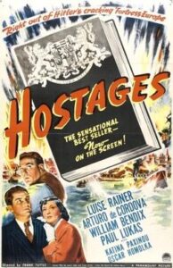 Hostages (1943, Luise Rainer, Paul Lukas, William Bendix),